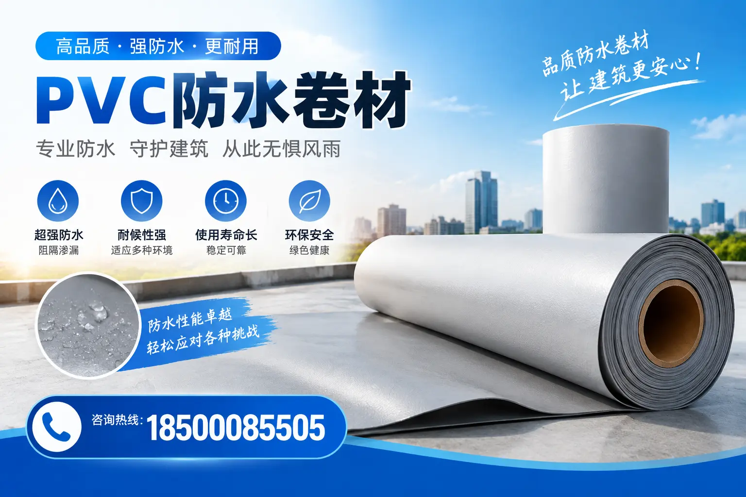 如何选择高质量的PVC防水卷材?张家界消费者必看指南